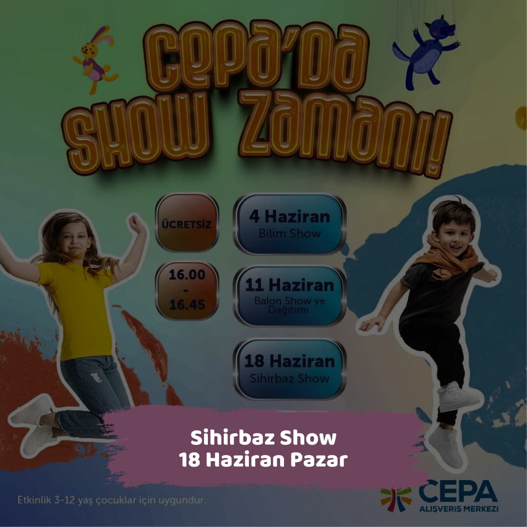 capa avm 18 haziran Sihirbaz Show