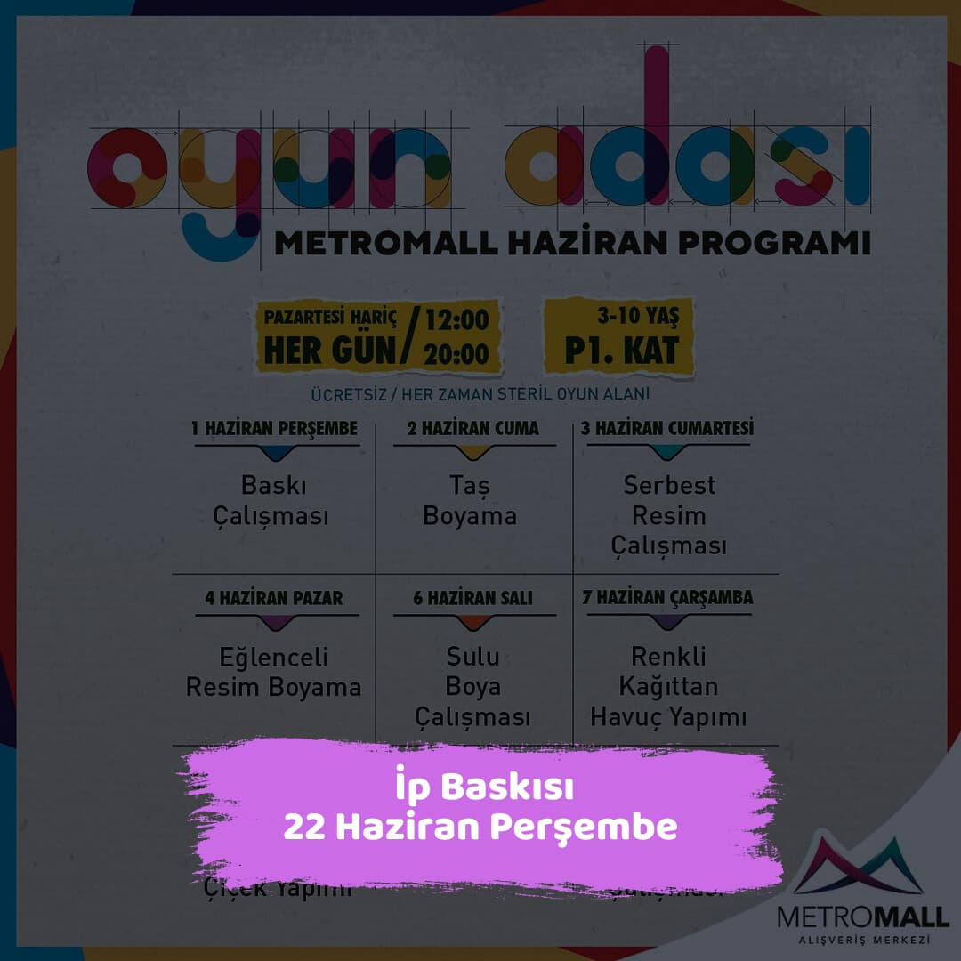 metromall avm 22 haziran Ip Baskisi