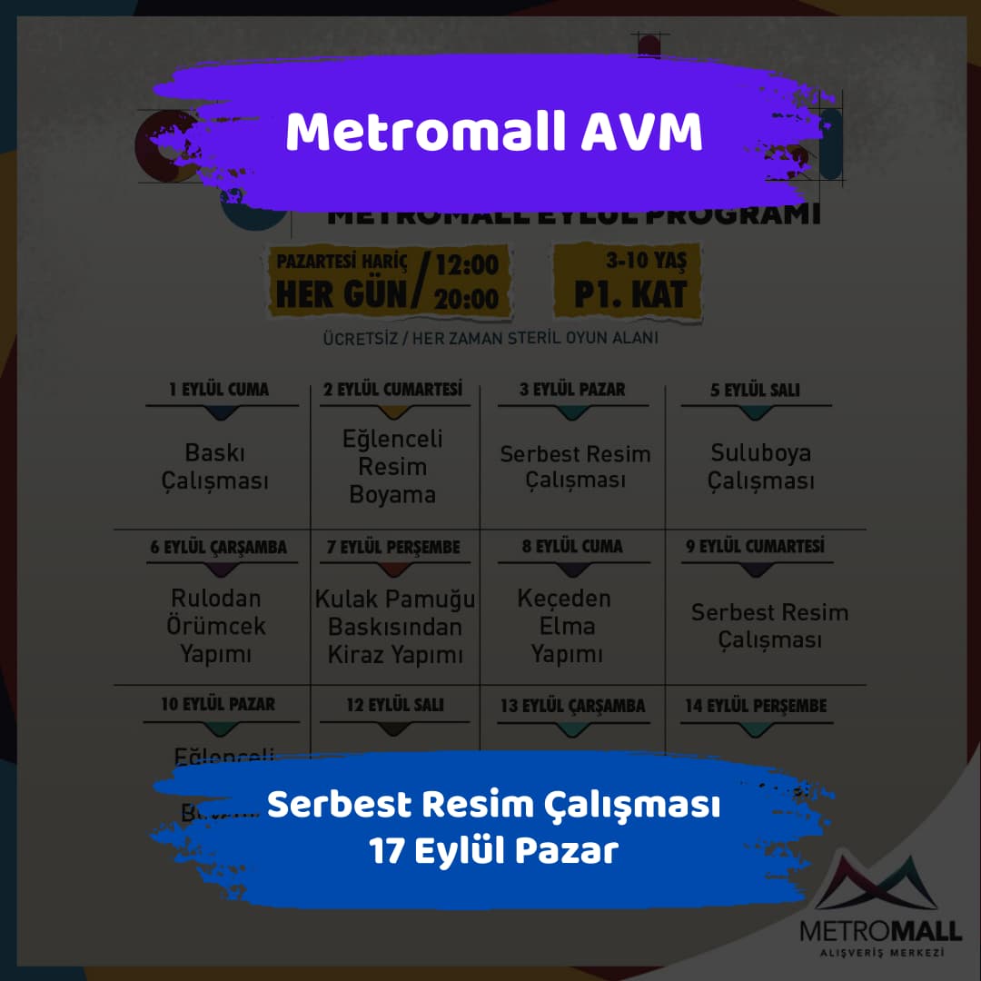 metromall avm 17 eylul Serbest Resim Calismasi