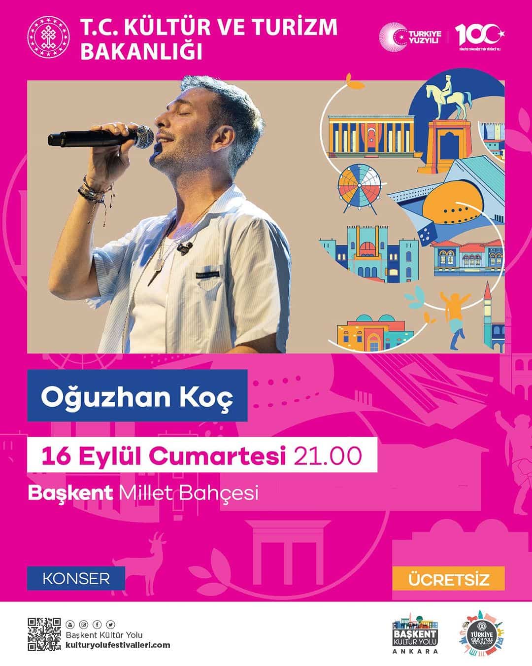 ucretsiz oguzhan koc konseri 16 eylul
