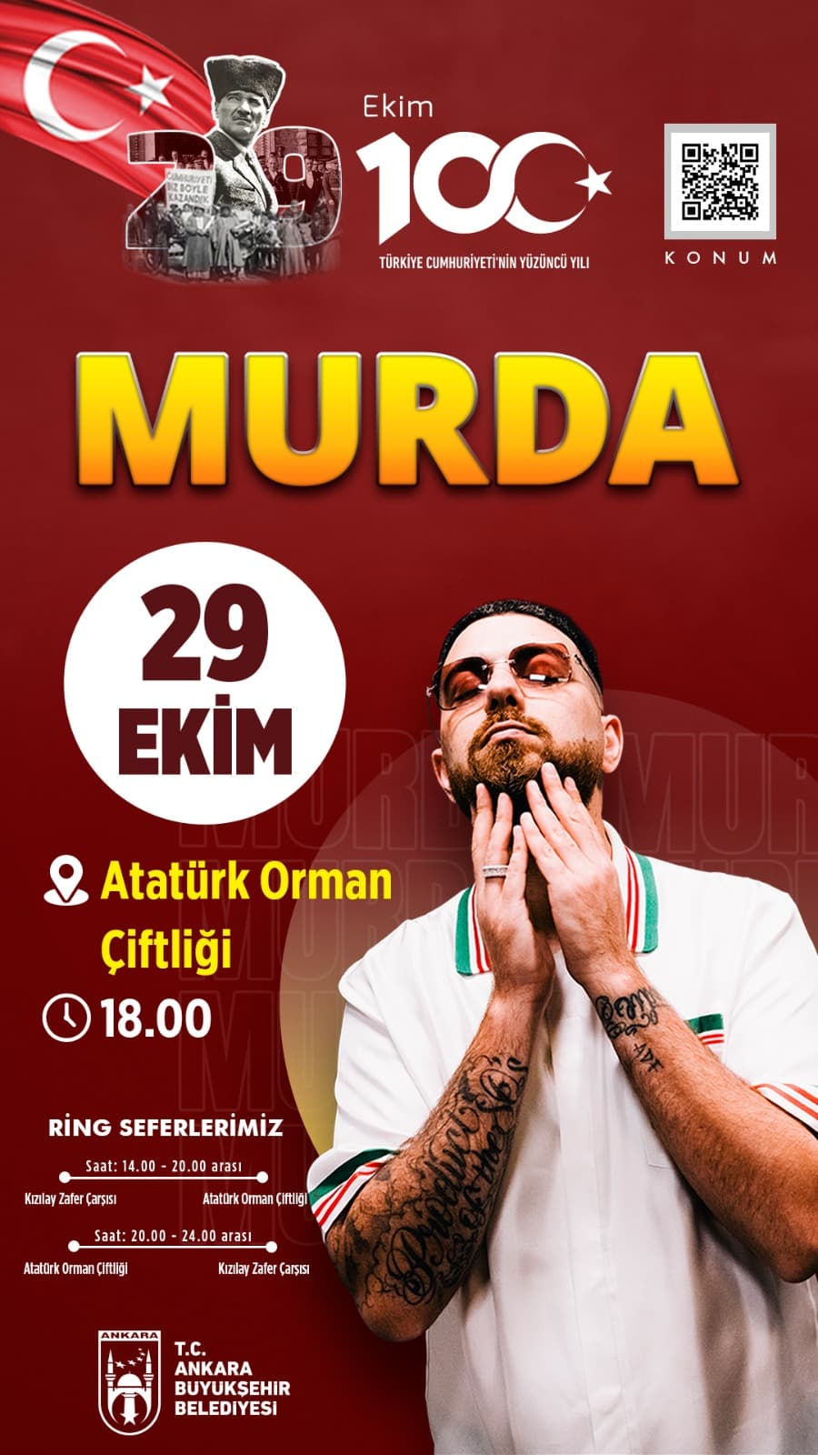ankara buyuksehir belediyesi ucretsiz konser murda konseri 29 eksm