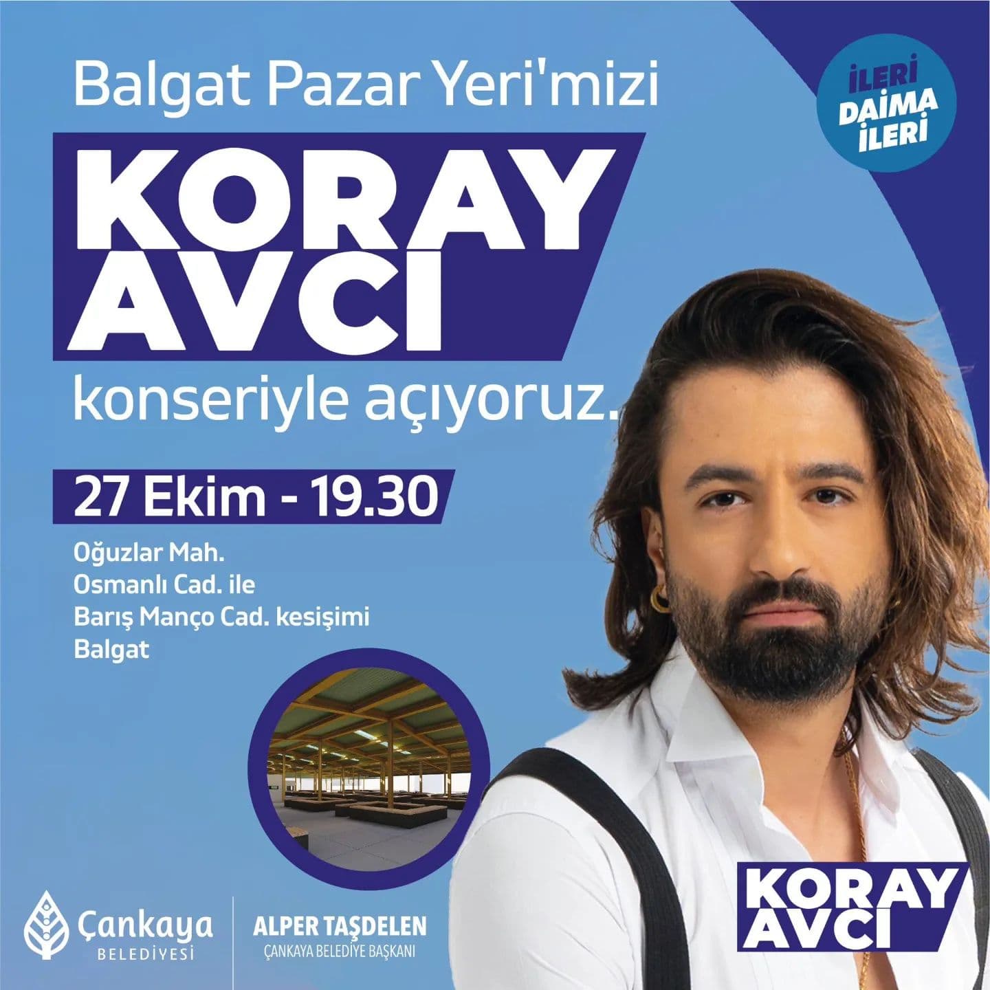 cankaya belediyesi ucretsiz konser koray avci konseri 27 ekim
