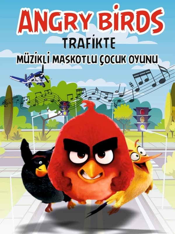 Angry Birds Trafikte tiyatrosu