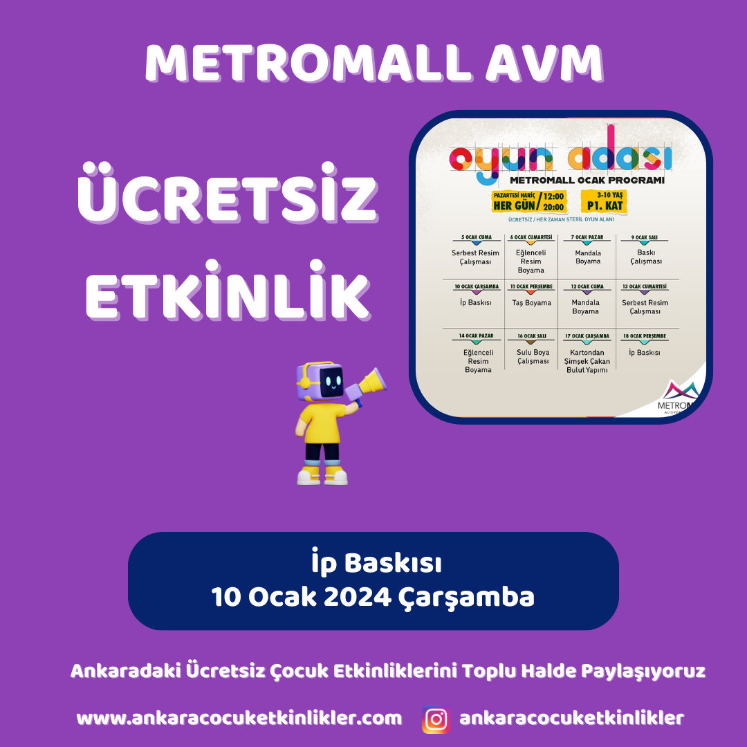 metromall avm 10 ocak Ip Baskisi