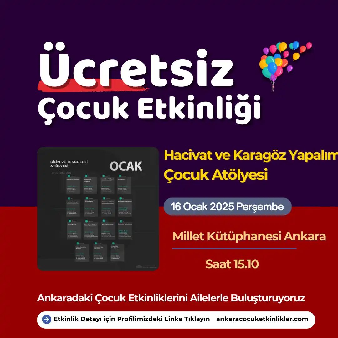 millet kutuphanesi 16 ocak Hacivat ve Karagoz Yapalim