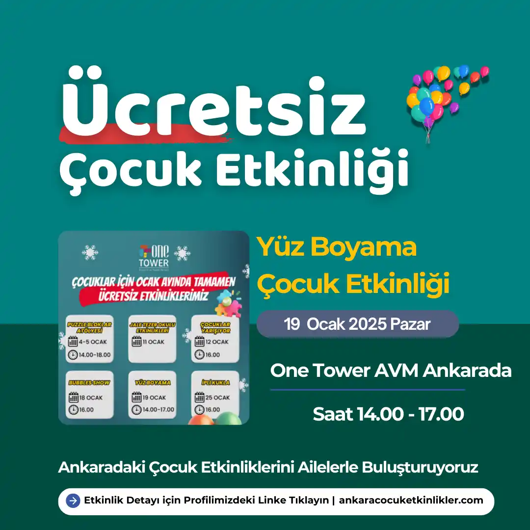 one tower avm 19 ocak Yuz Boyama