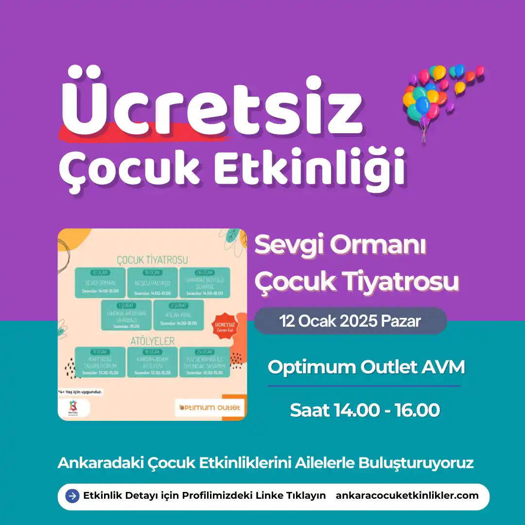 optimum outlet avm 12 ocak Sevgi Ormani