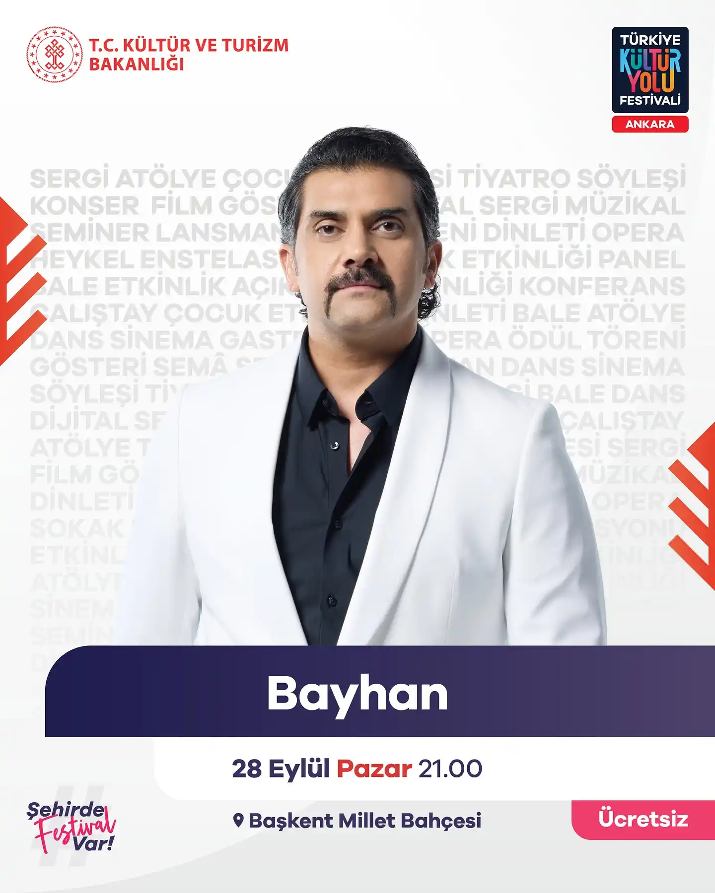 ucretsiz bayhan konseri 28 eylul