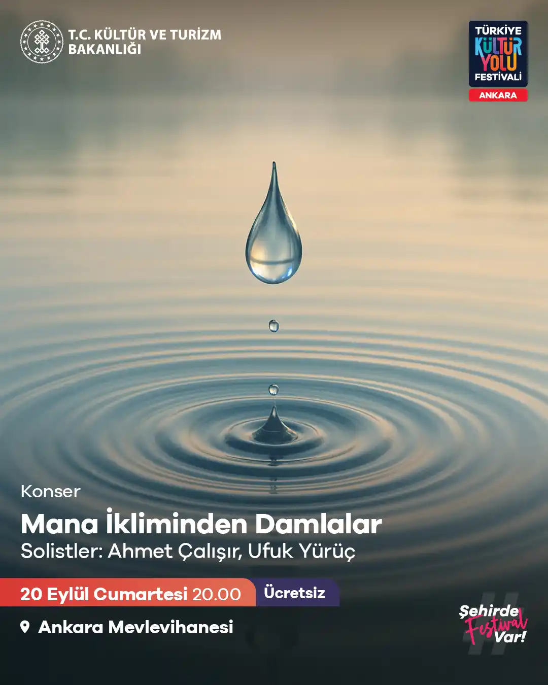 ucretsiz konser mana ikliminden damlalar 20 eylul
